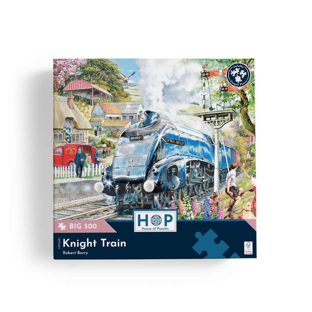Knight Train - BIG 500 Piece Jigsaw Puzzle