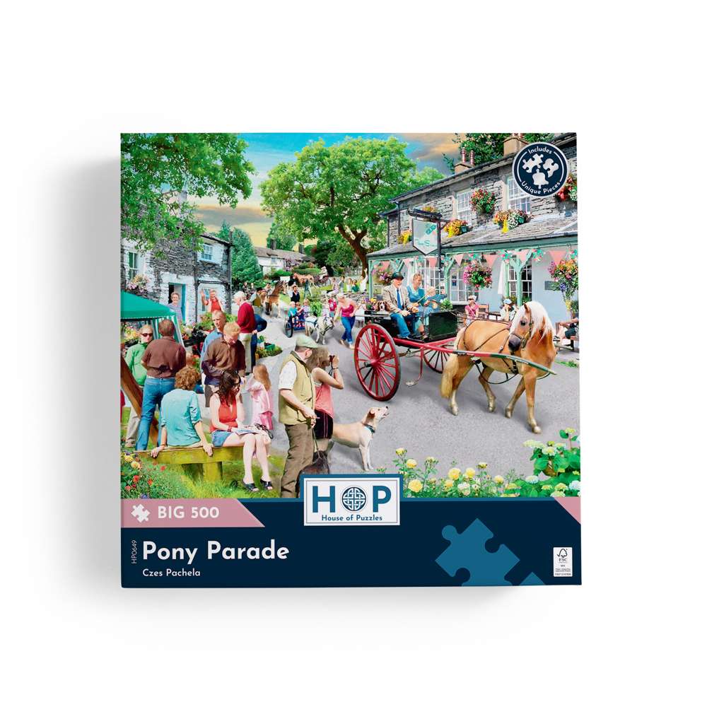 Pony Parade - BIG 500 Piece Jigsaw Puzzle