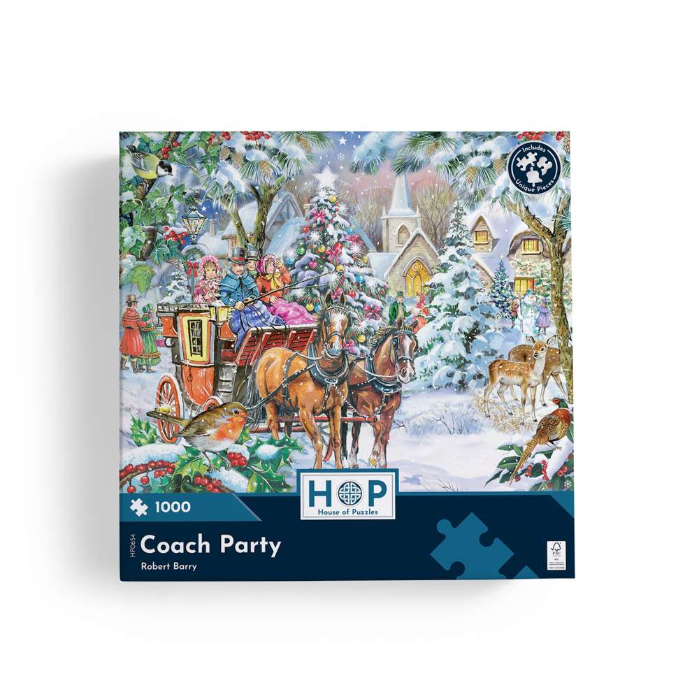 Coach Party - 1000 Piece Jigsaw Puzzle