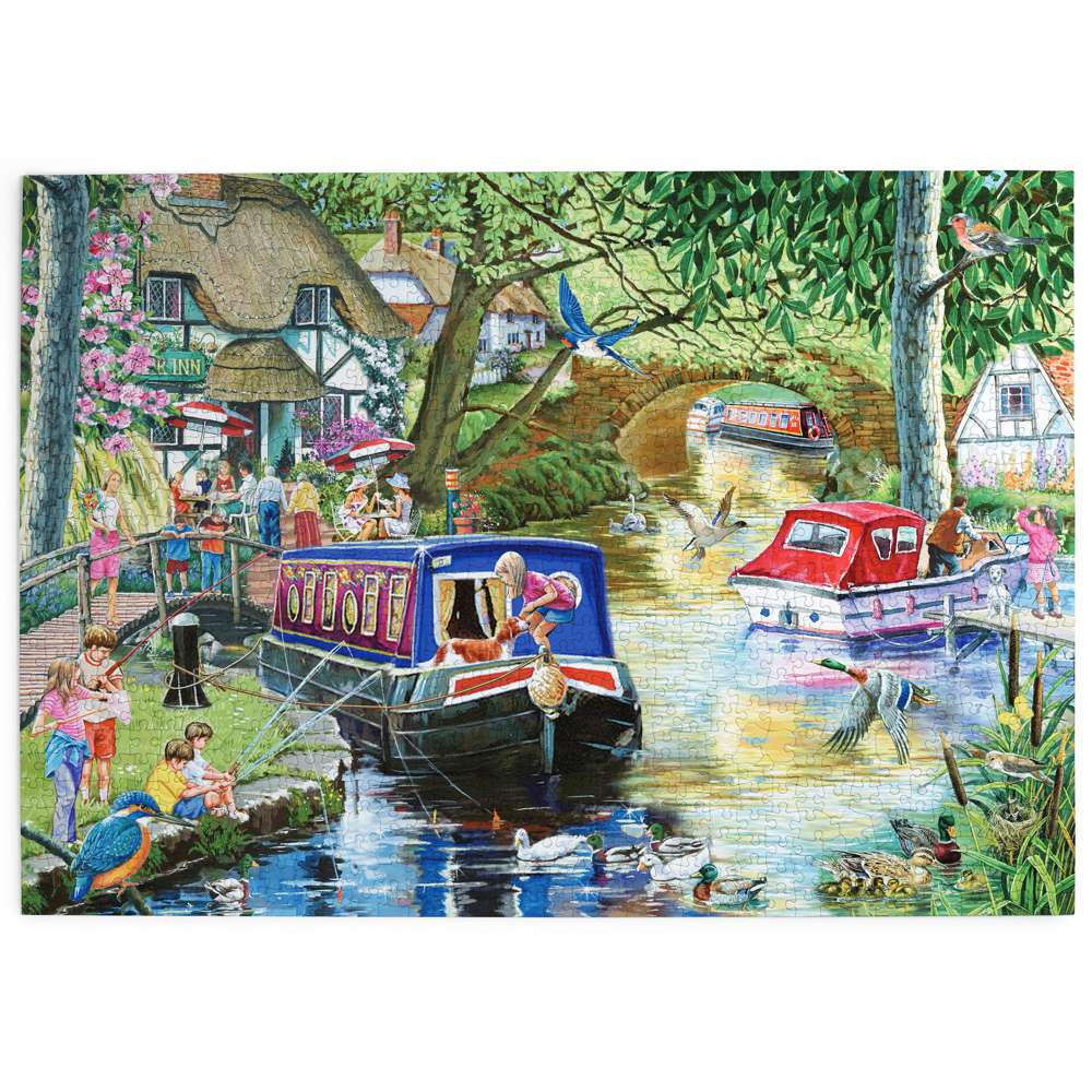 Summer on the River - 1000 Piece Jigsaw Puzzle