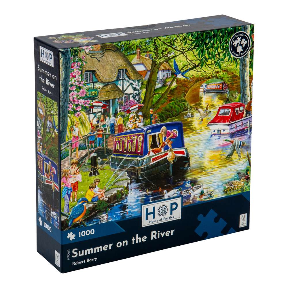 Summer on the River - 1000 Piece Jigsaw Puzzle