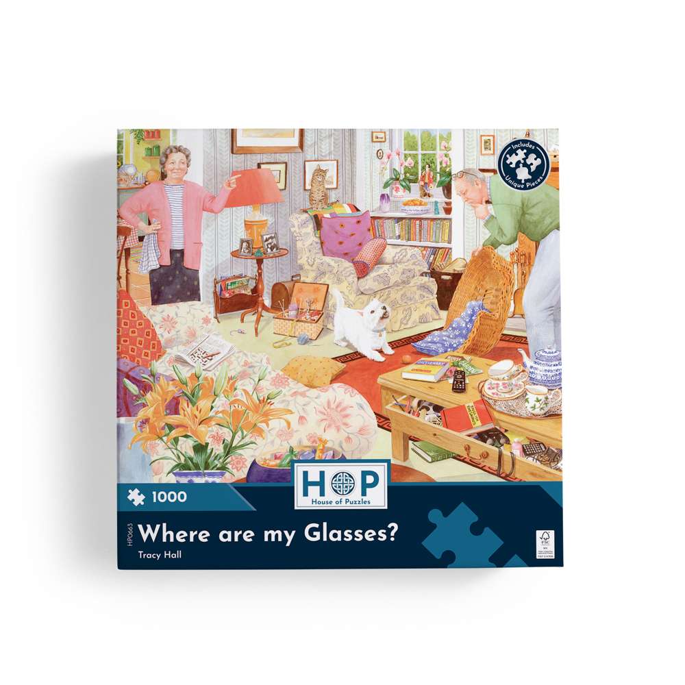 Where are my Glasses - 1000 Piece Jigsaw Puzzle