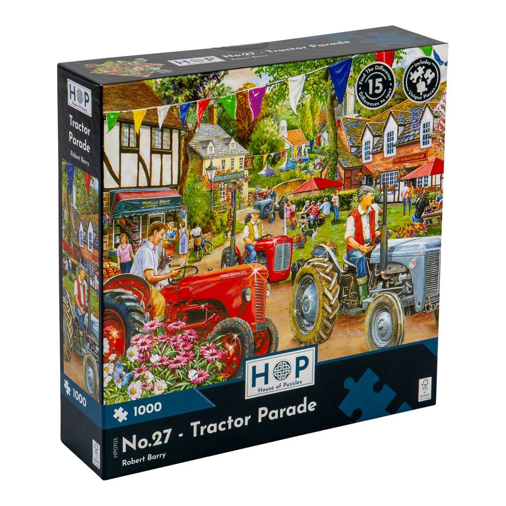 No.27 - Tractor Parade 1000 Piece Puzzle