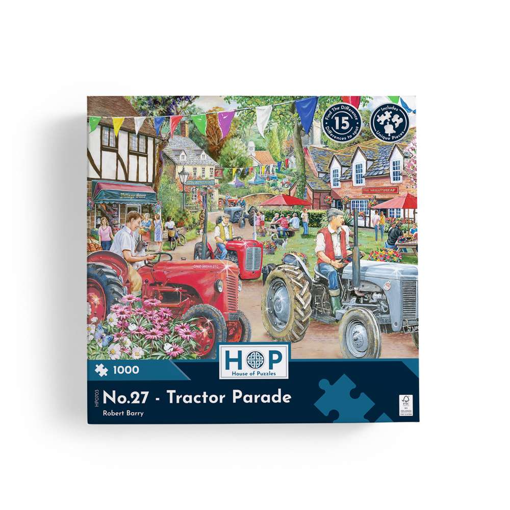 No.27 - Tractor Parade 1000 Piece Puzzle