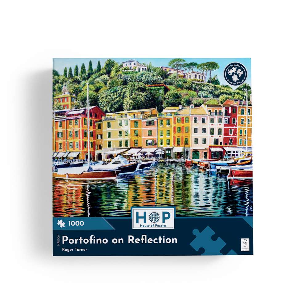 Portofino on Reflection 1000 Piece Puzzle