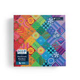 Patchwork Rainbow 1000 Piece Puzzle