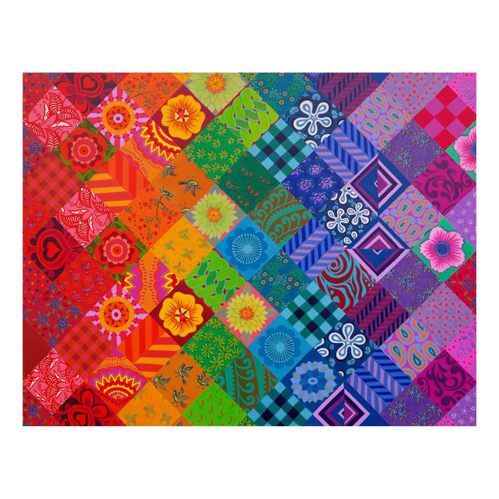 HALF CUT - Patchwork Rainbow