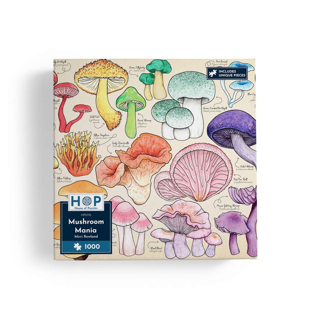Mushroom Mania 1000 Piece Puzzle