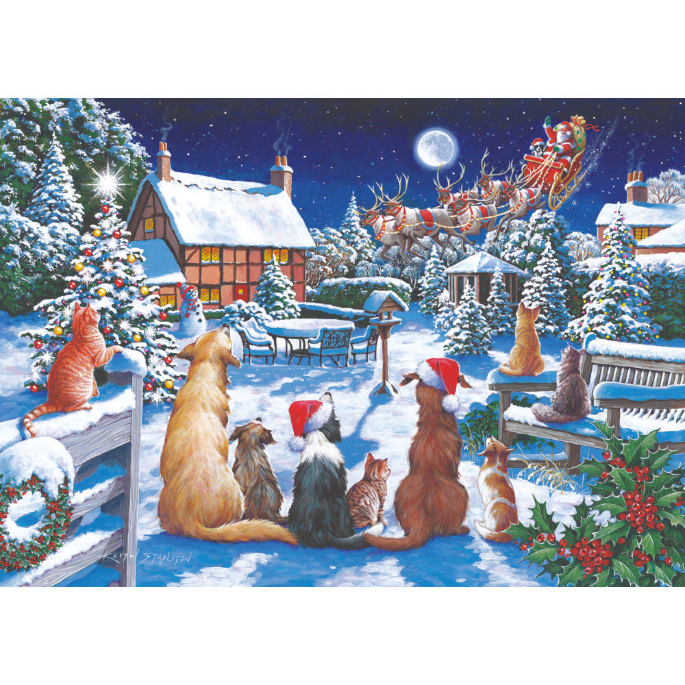 HALF CUT - Santa Paws