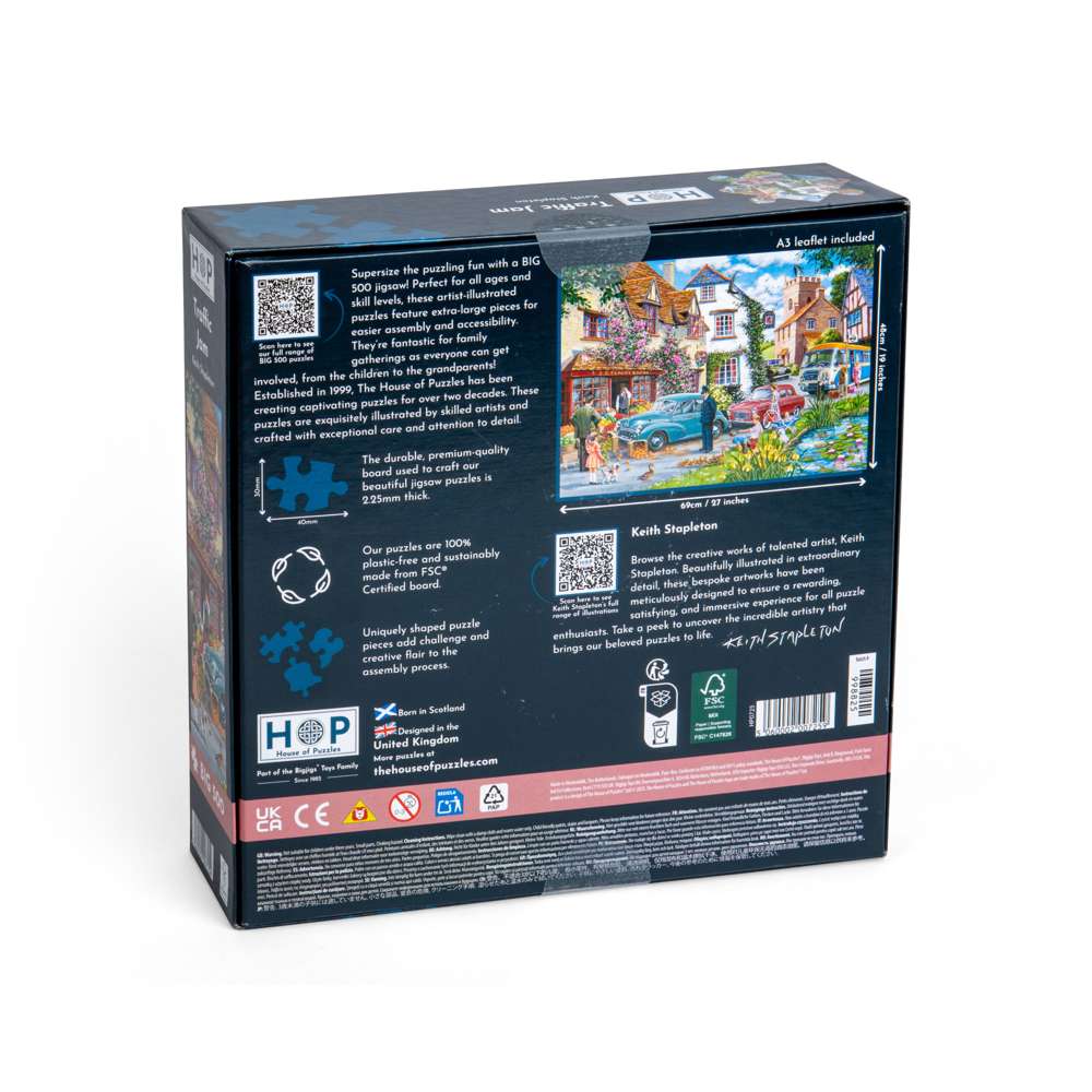 Traffic Jam BIG 500 Puzzle