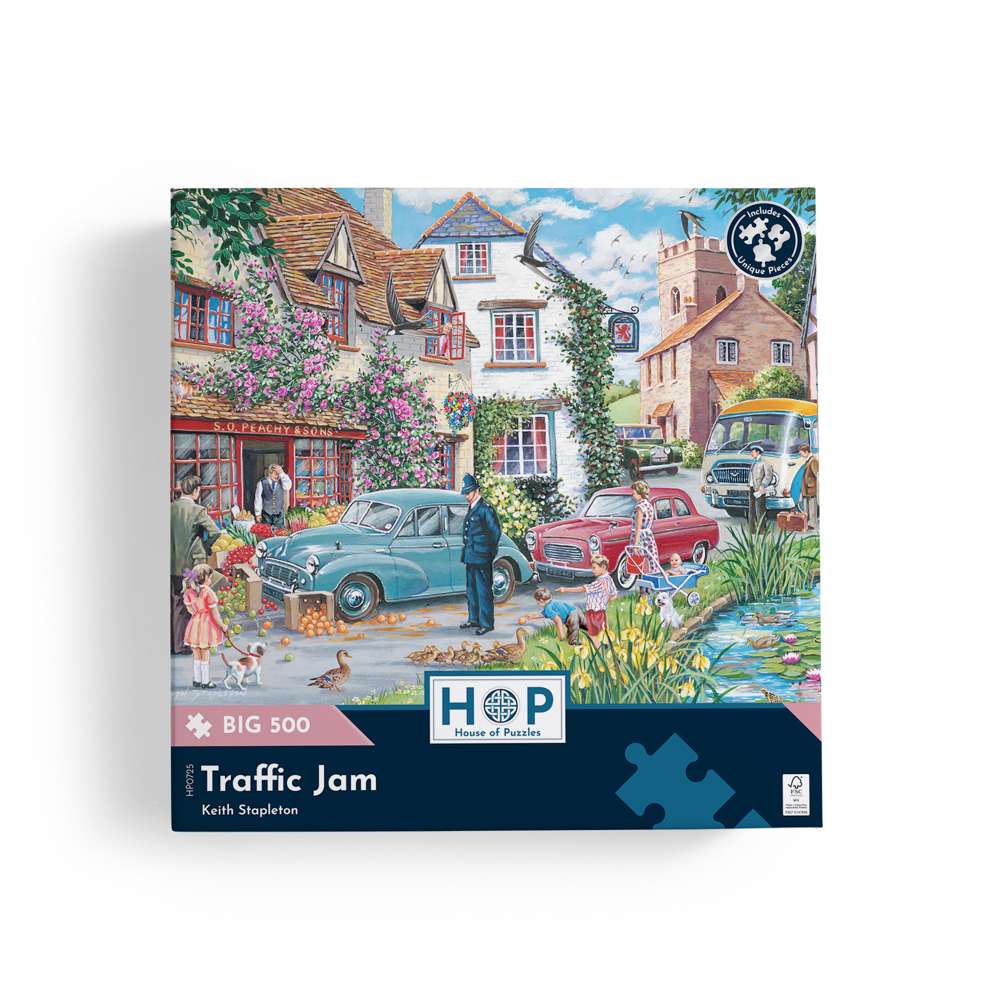 Traffic Jam BIG 500 Puzzle