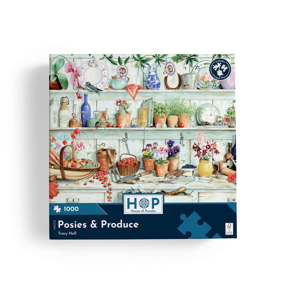 Posies & Produce 1000 Piece Puzzle