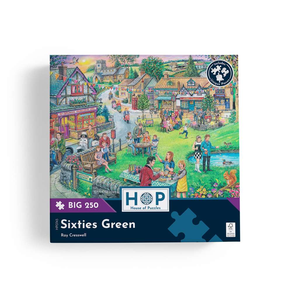 Sixties Green BIG 250 Puzzle