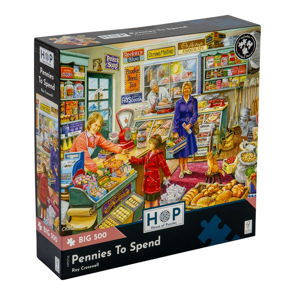 Pennies To Spend BIG 500 Puzzle