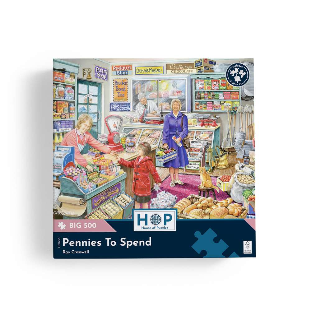 Pennies To Spend BIG 500 Puzzle