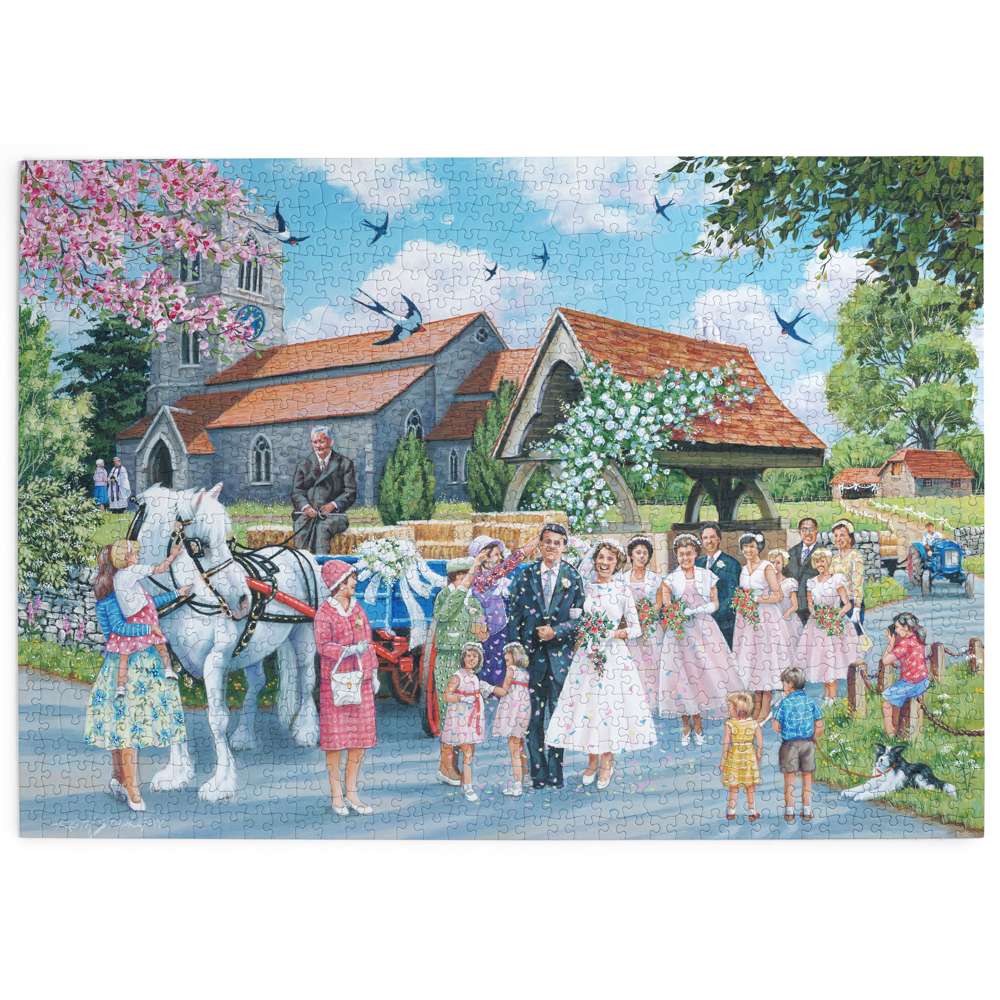 Country Wedding 1000 Piece Puzzle