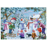 Seven Silly Snowmen 1000 Piece Puzzle