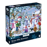 Seven Silly Snowmen 1000 Piece Puzzle