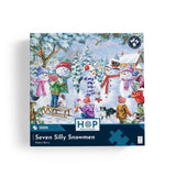 Seven Silly Snowmen 1000 Piece Puzzle