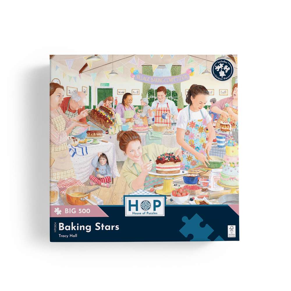 Baking Stars BIG 500 Puzzle