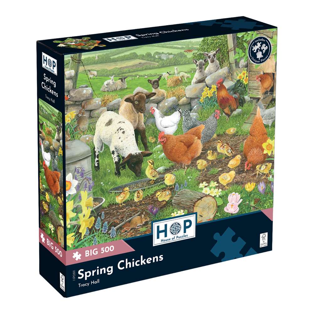 Spring Chickens BIG 500 Puzzle