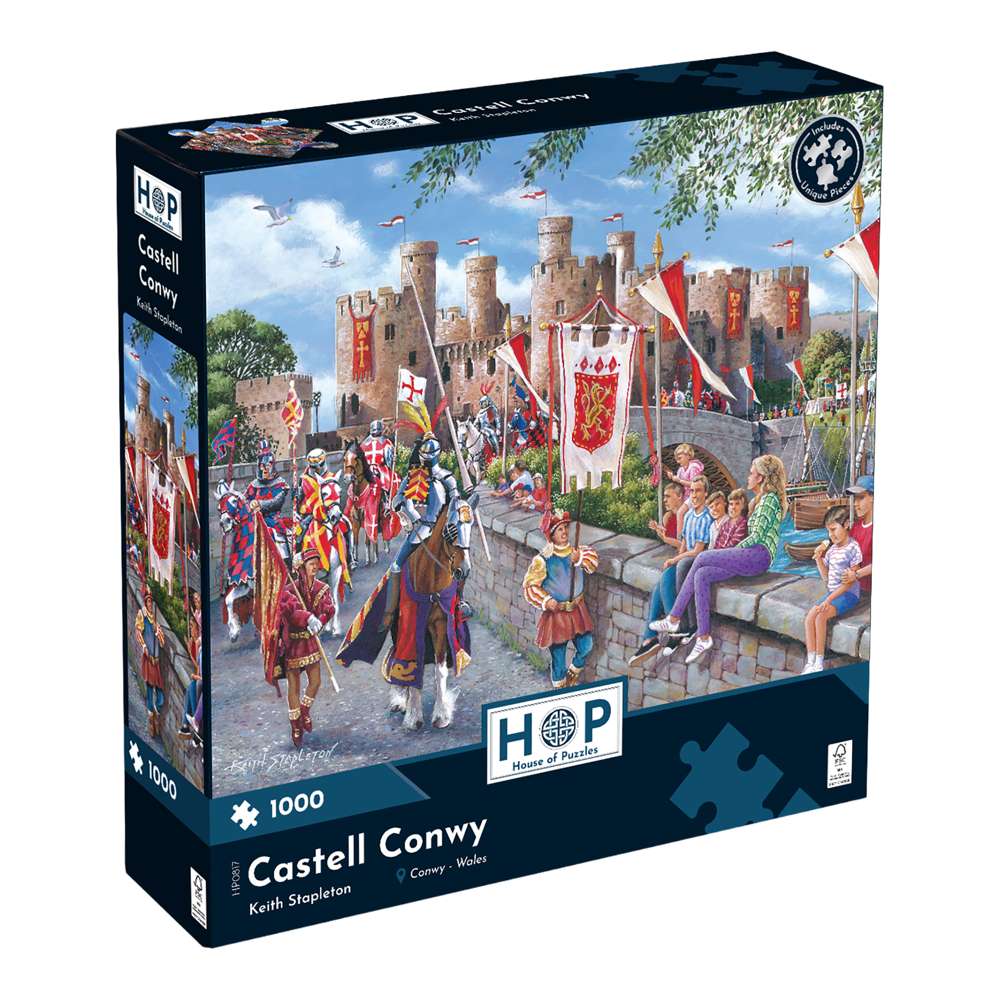 Castell Conwy 1000 Piece Puzzle