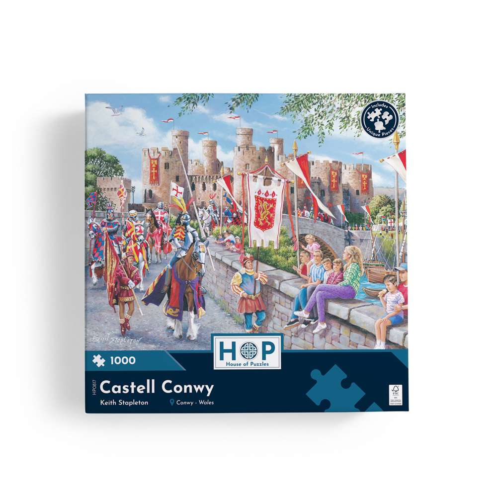 Castell Conwy 1000 Piece Puzzle