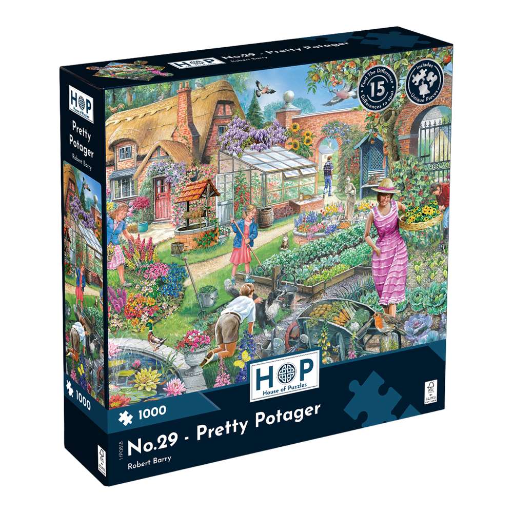 No.29 Pretty Potager 1000 Piece Puzzle