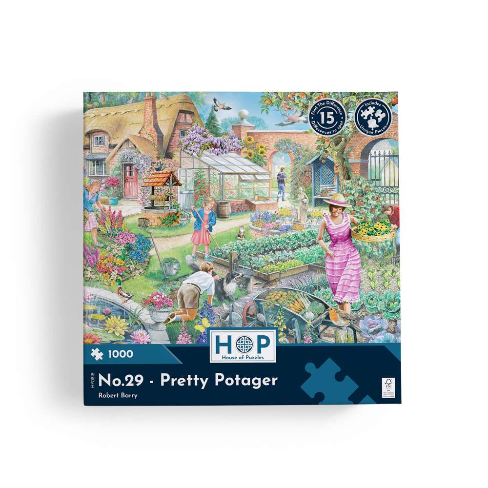 No.29 Pretty Potager 1000 Piece Puzzle
