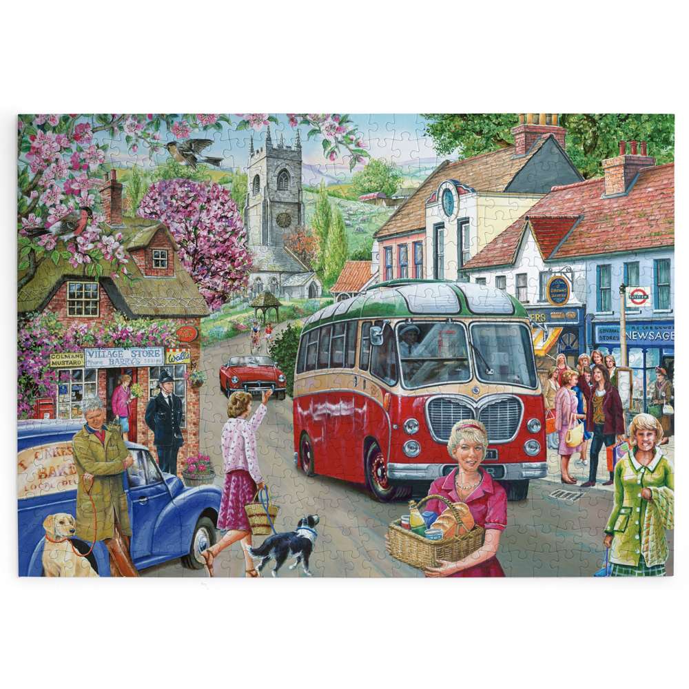 Here Comes the Bus 500 Piece Puzzle