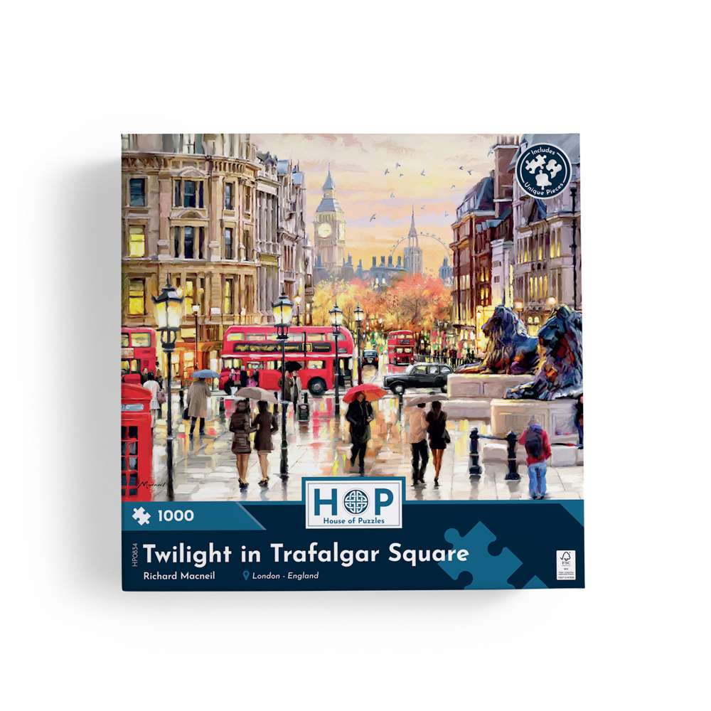 Twilight in Trafalgar Square 1000 Piece Puzzle