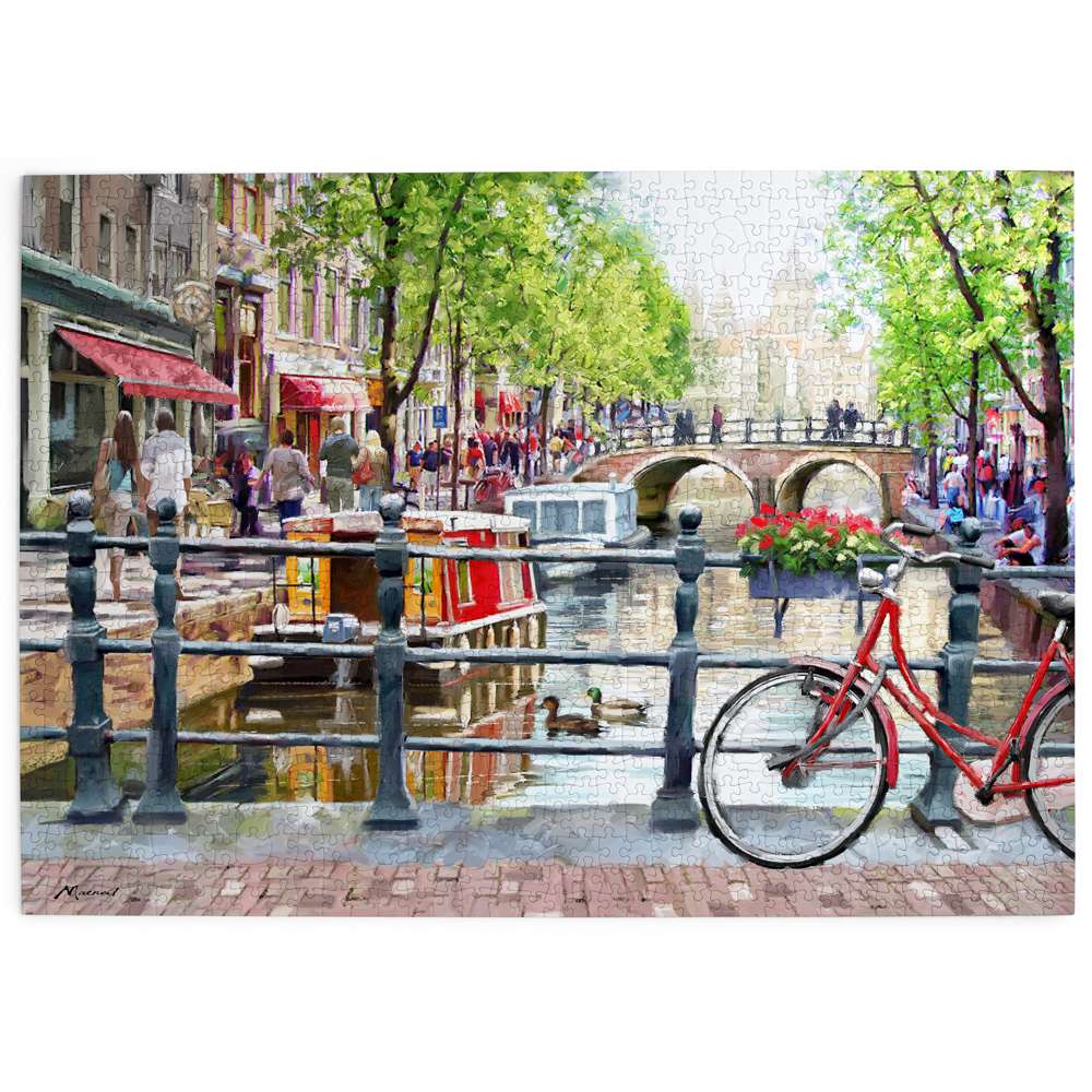 Spring in Amsterdam 1000 Piece Puzzle