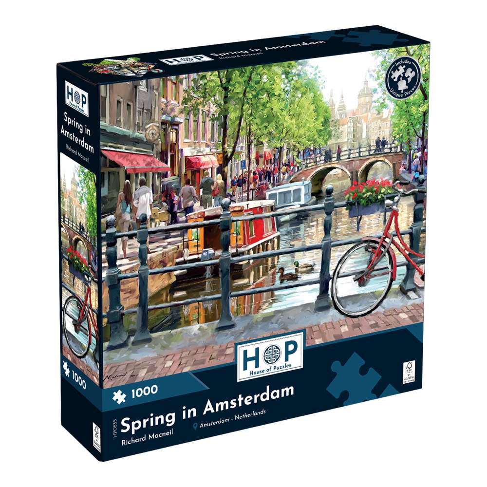 Spring in Amsterdam 1000 Piece Puzzle