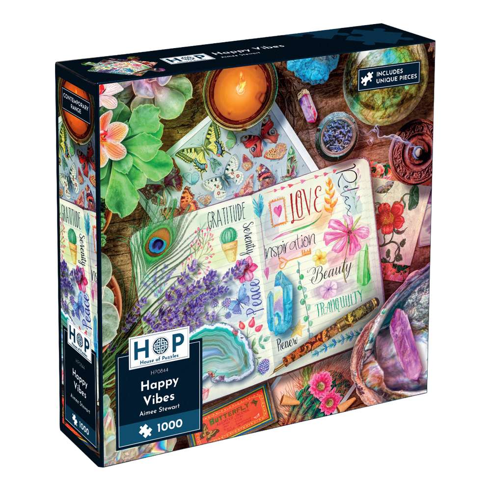 Happy Vibes 1000 Piece Puzzle