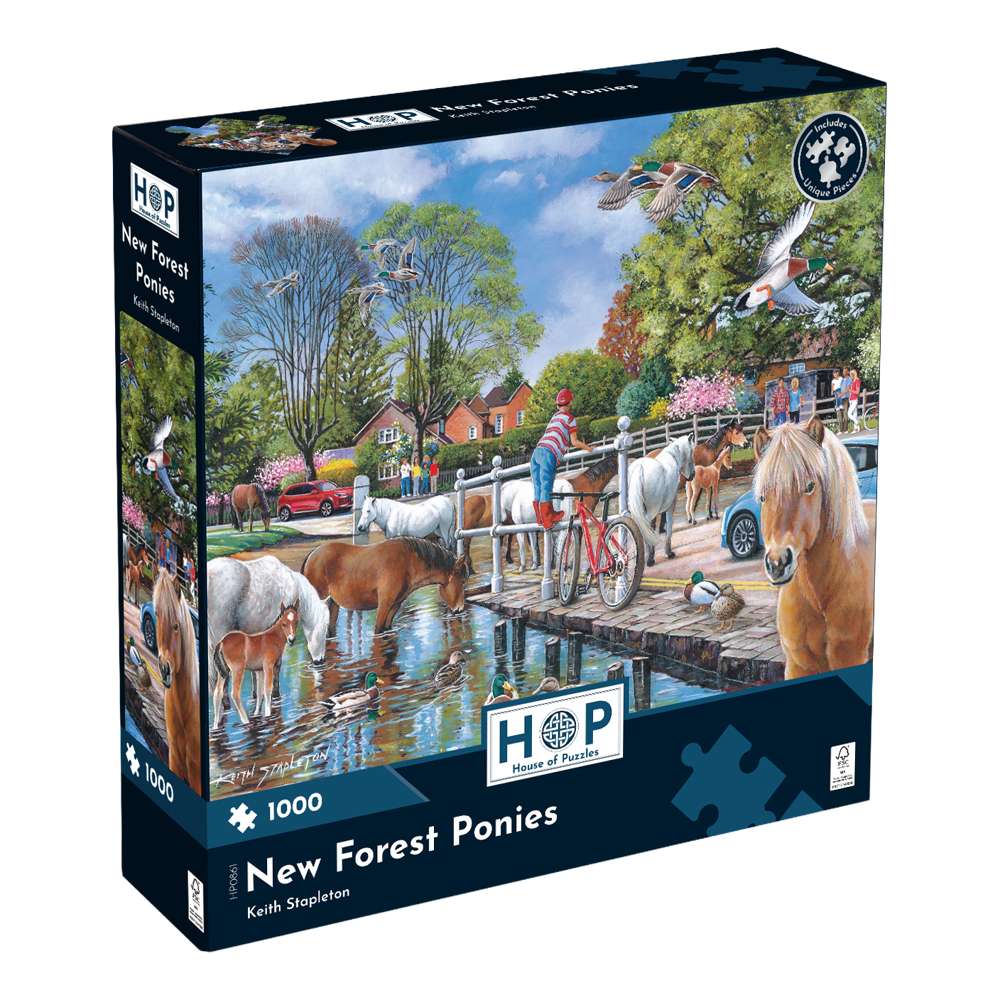 New Forest Ponies 1000 Piece Puzzle