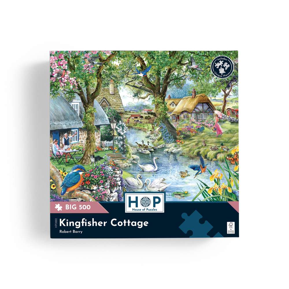 Kingfisher Cottage BIG 500 Puzzle