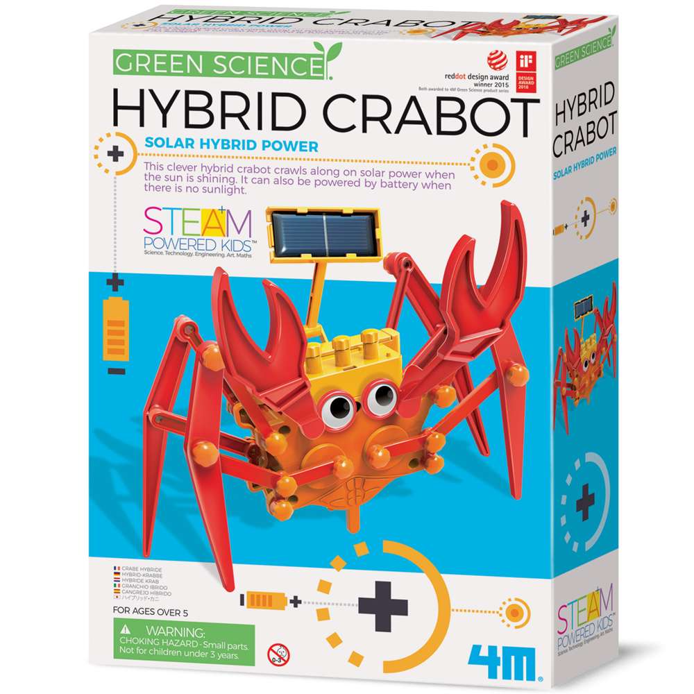 4M Green Science Hybrid Crabot STEM Learning Kit
