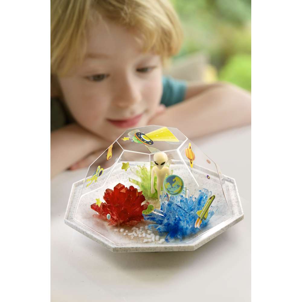 Crystal Growing - Outer Space Crystal Terrarium