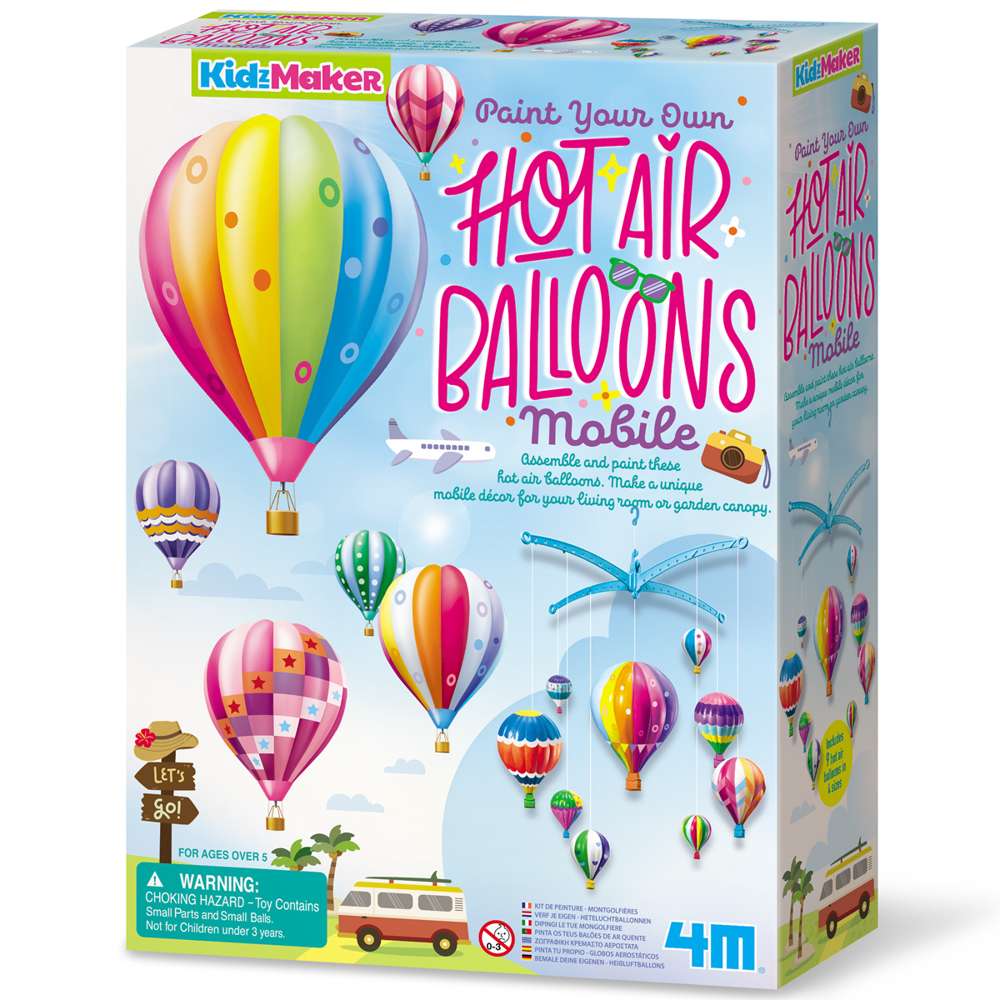 KidzMaker - Paint Your Own Hot Air Balloons Mobile