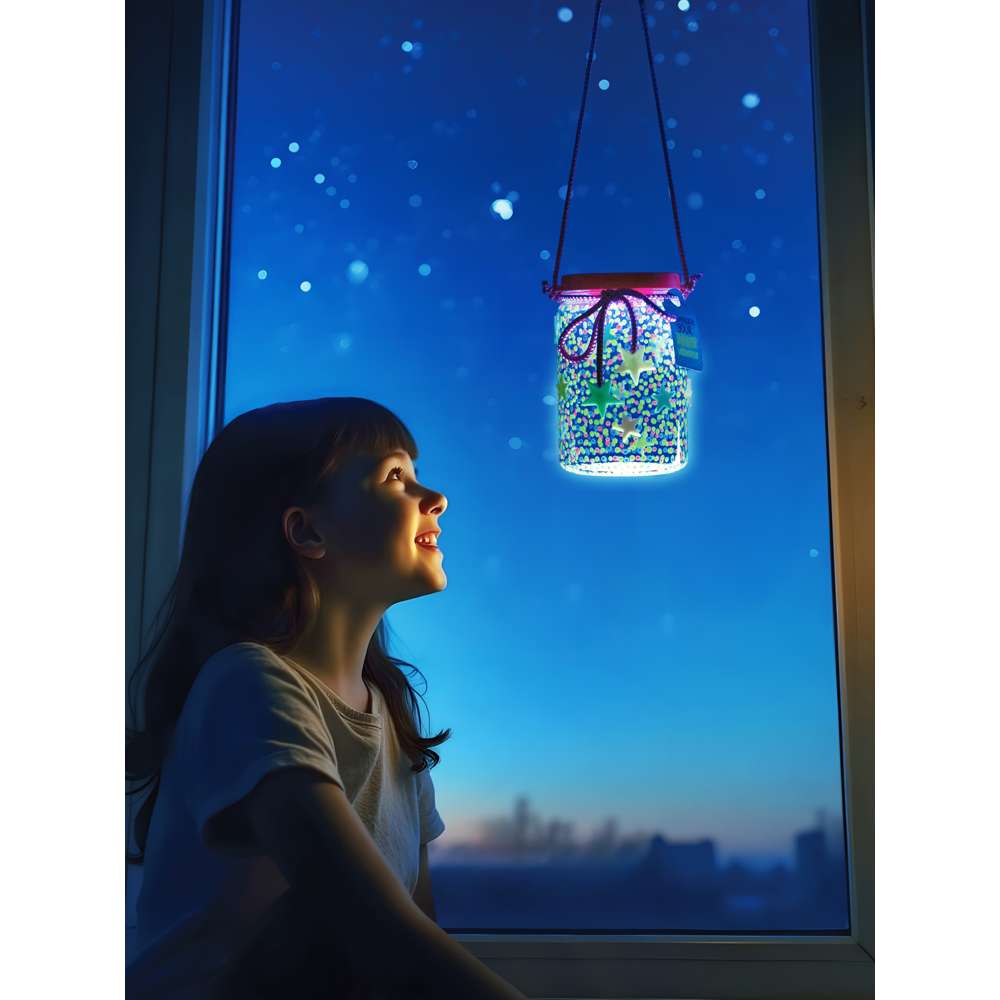 KidzMaker - Galaxy Glow Jar