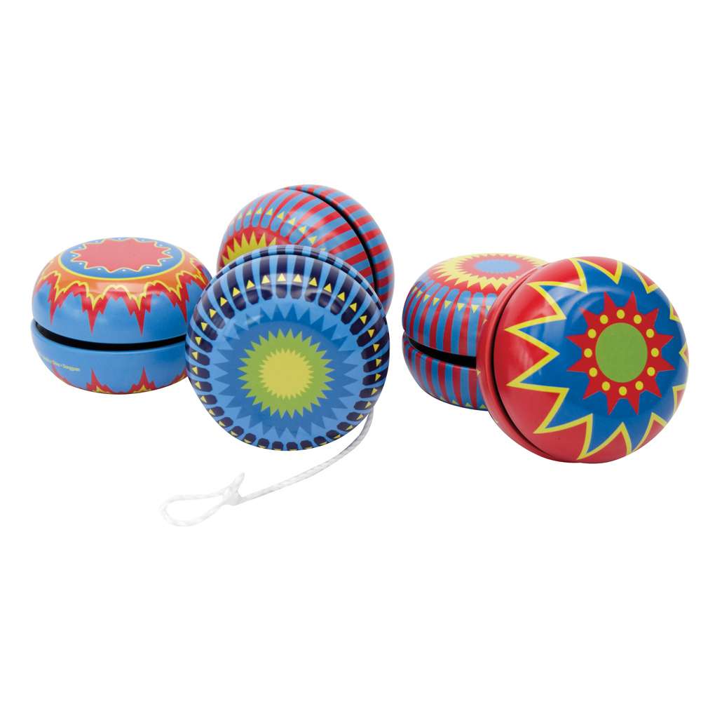 Tin Yo-Yo Assorted (12)