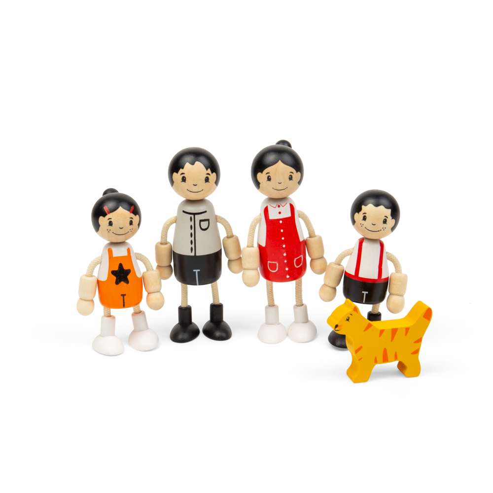 East Asian Family Dolls