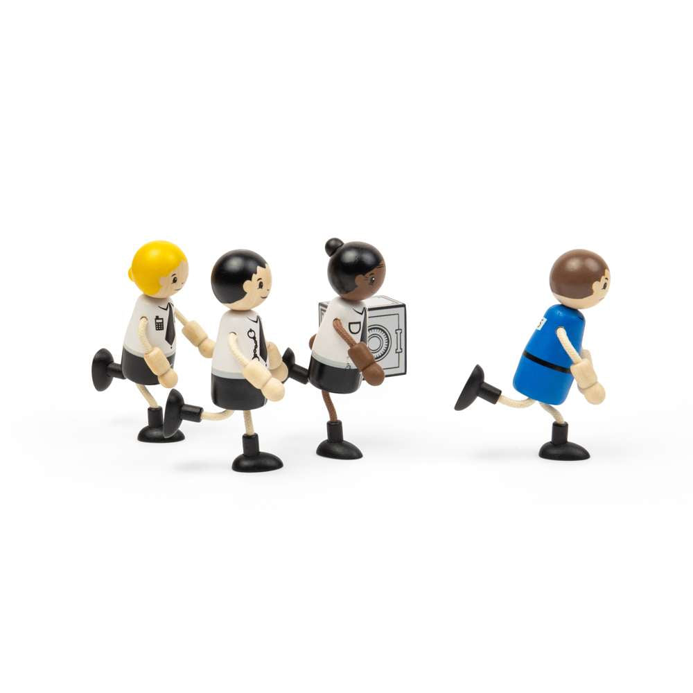 Police Officer and Prisoner Dolls