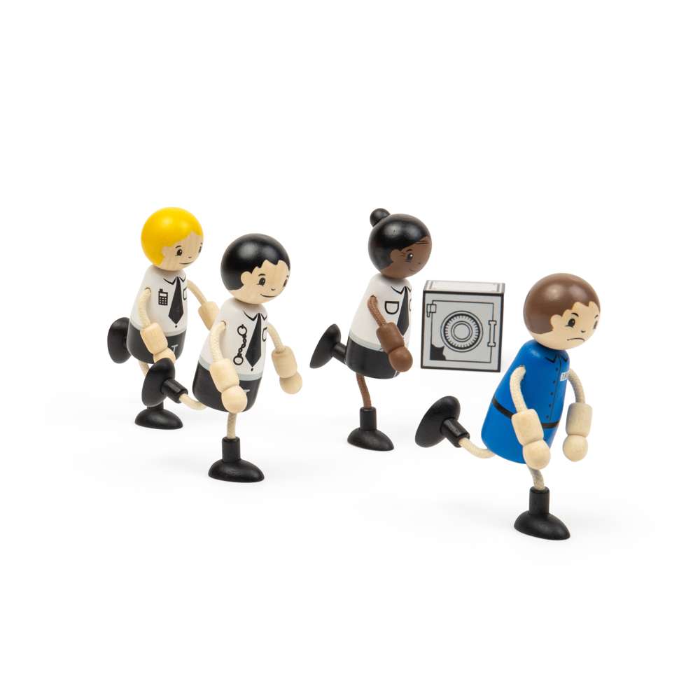 Police Officer and Prisoner Dolls