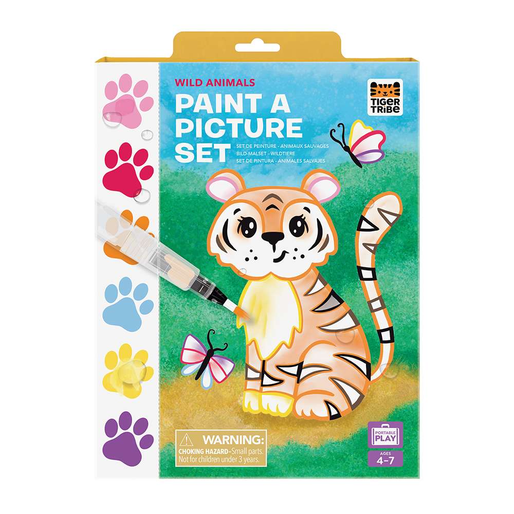 Tiger Tribe Paint A Picture Set - Wild Animals