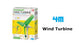 4M Green Science Wind Turbine STEM Learning Kit