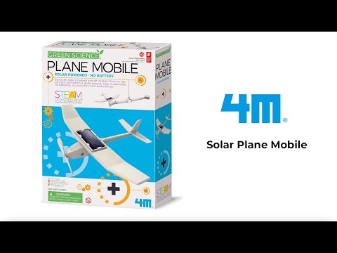 4M Green Science Plane Mobile STEM Learning Kit