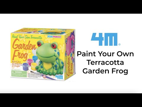KidzMaker - Paint Your Own Terracotta Garden Frog