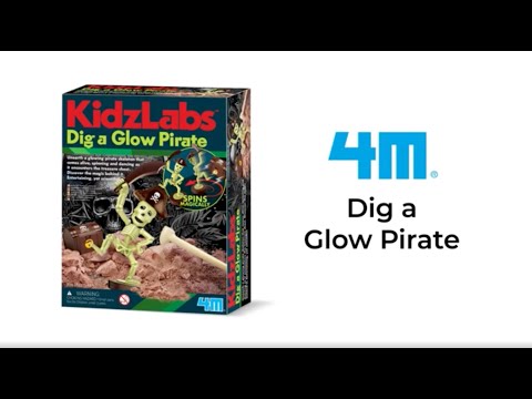 Kidzlabs - Dig a Glow Pirate