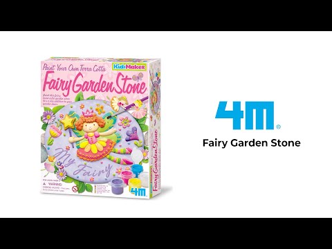 KidzMaker - Paint Your Own Terracotta Fairy Garden Stone